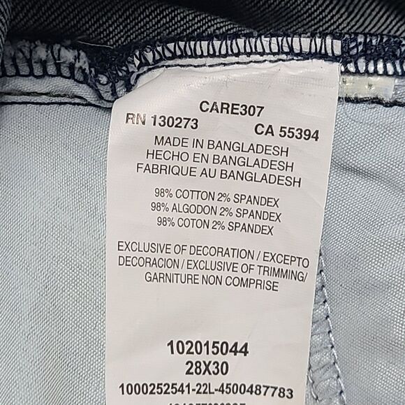 Lee Extreeme Motion Mens Jeans 28x30 Blue Slim Straight  (Measures 34x34) - Picture 7 of 10